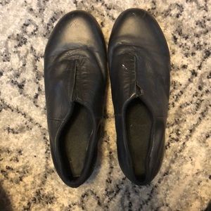 Black tap shoes